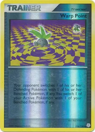 Warp Point 116/130 (Diamond and Pearl)  - Reverse Holofoil | Good Games Adelaide SA