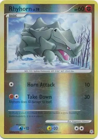 Rhyhorn 95/130 (Diamond and Pearl)  - Reverse Holofoil | Good Games Adelaide SA
