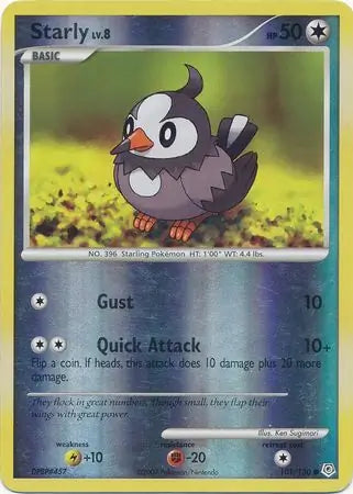 Starly 101/130 (Diamond and Pearl)  - Reverse Holofoil | Good Games Adelaide SA