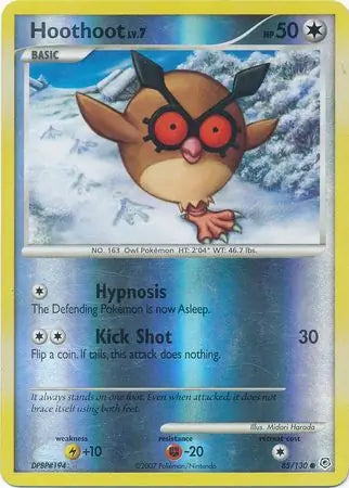 Hoothoot 85/130 (Diamond and Pearl)  - Reverse Holofoil | Good Games Adelaide SA