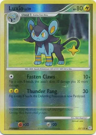 Luxio 52/130 (Diamond and Pearl)  - Reverse Holofoil | Good Games Adelaide SA