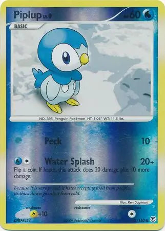 Piplup 93/130 (Diamond and Pearl)  - Reverse Holofoil | Good Games Adelaide SA