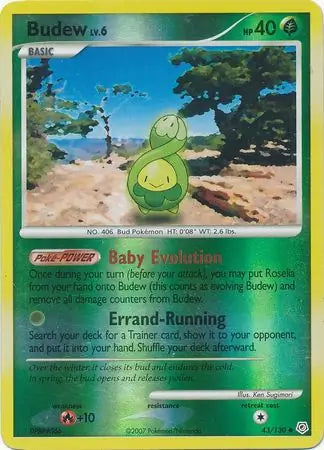 Budew 43/130 (Diamond and Pearl)  - Reverse Holofoil | Good Games Adelaide SA