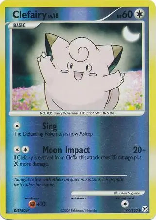 Clefairy 77/130 (Diamond and Pearl)  - Reverse Holofoil | Good Games Adelaide SA