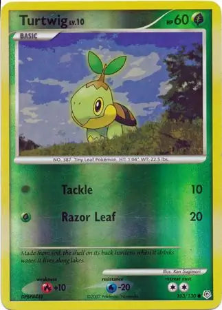 Turtwig 103/130 (Diamond and Pearl)  - Reverse Holofoil | Good Games Adelaide SA