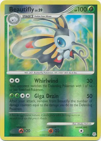Beautifly 19/130 (Diamond and Pearl)  - Reverse Holofoil | Good Games Adelaide SA