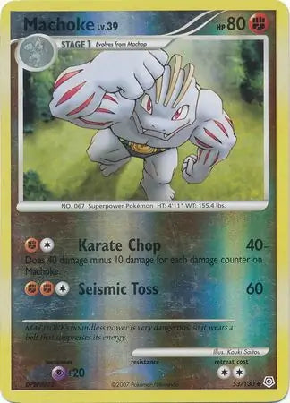 Machoke 53/130 (Diamond and Pearl)  - Reverse Holofoil | Good Games Adelaide SA