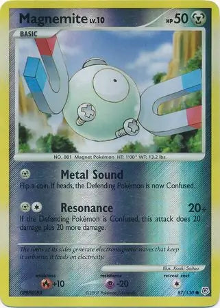 Magnemite 87/130 (Diamond and Pearl)  - Reverse Holofoil | Good Games Adelaide SA