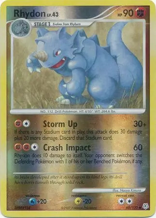 Rhydon 60/130 (Diamond and Pearl)  - Reverse Holofoil | Good Games Adelaide SA