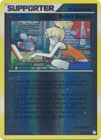 Bebes Search 109/123 (Mysterious Treasures)  - Reverse Holofoil | Good Games Adelaide SA