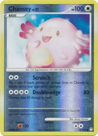 Chansey 76/123 (Mysterious Treasures)  - Reverse Holofoil | Good Games Adelaide SA
