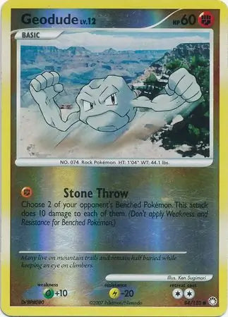 Geodude 84/123 (Mysterious Treasures)  - Reverse Holofoil | Good Games Adelaide SA