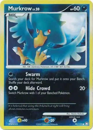 Murkrow 90/123 (Mysterious Treasures)  - Reverse Holofoil | Good Games Adelaide SA