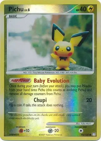 Pichu 93/123 (Mysterious Treasures)  - Reverse Holofoil | Good Games Adelaide SA
