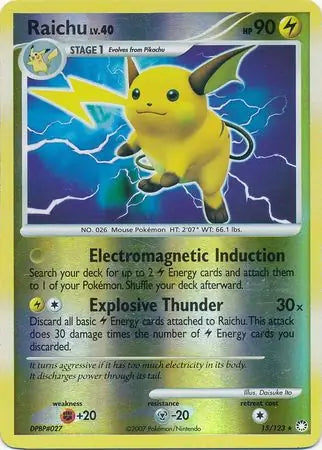 Raichu 15/123 (Mysterious Treasures)  - Reverse Holofoil | Good Games Adelaide SA