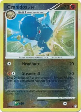 Cranidos 43/123 (Mysterious Treasures)  - Reverse Holofoil | Good Games Adelaide SA