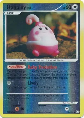 Happiny 52/123 (Mysterious Treasures)  - Reverse Holofoil | Good Games Adelaide SA