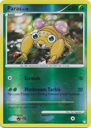 Paras 92/123 (Mysterious Treasures)  - Reverse Holofoil | Good Games Adelaide SA
