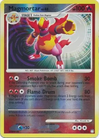Magmortar 12/123 (Mysterious Treasures)  - Reverse Holofoil | Good Games Adelaide SA