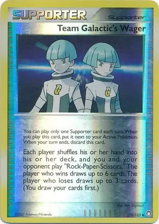 Team Galactics Wager 115/123 (Mysterious Treasures)  - Reverse Holofoil | Good Games Adelaide SA