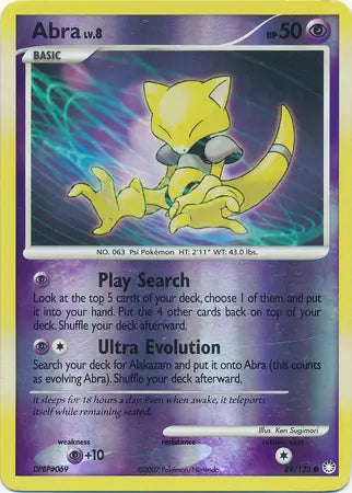 Abra 69/123 (Mysterious Treasures)  - Reverse Holofoil | Good Games Adelaide SA