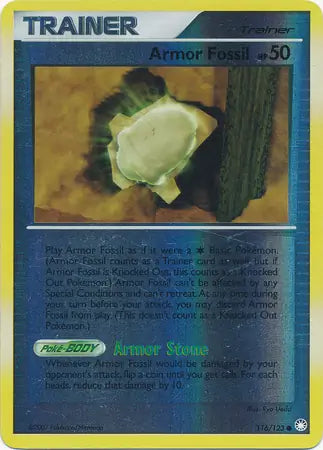 Armor Fossil 116/123 (Mysterious Treasures)  - Reverse Holofoil | Good Games Adelaide SA