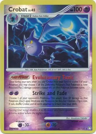 Crobat 23/123 (Mysterious Treasures)  - Reverse Holofoil | Good Games Adelaide SA