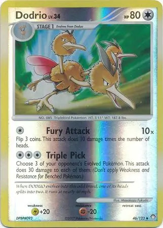 Dodrio 46/123 (Mysterious Treasures)  - Reverse Holofoil | Good Games Adelaide SA