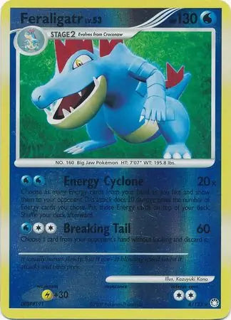 Feraligatr 8/123 (Mysterious Treasures)  - Reverse Holofoil | Good Games Adelaide SA