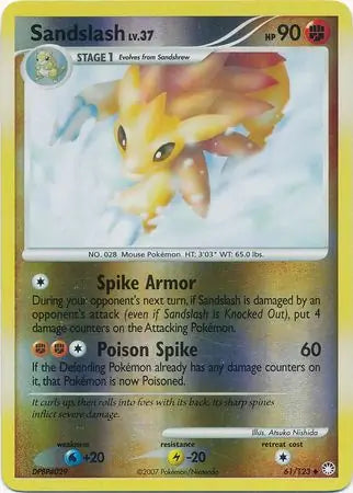 Sandslash 61/123 (Mysterious Treasures)  - Reverse Holofoil | Good Games Adelaide SA