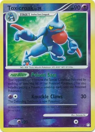 Toxicroak 36/123 (Mysterious Treasures)  - Reverse Holofoil | Good Games Adelaide SA