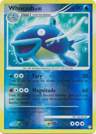 Whiscash 40/123 (Mysterious Treasures)  - Reverse Holofoil | Good Games Adelaide SA