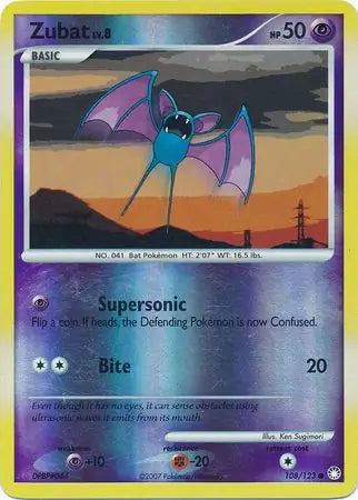 Zubat 108/123 (Mysterious Treasures)  - Reverse Holofoil | Good Games Adelaide SA