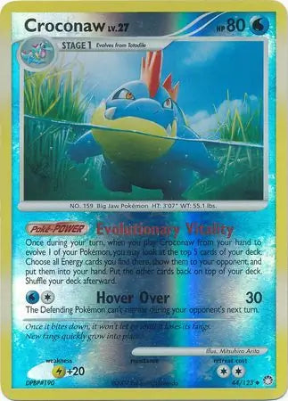 Croconaw 44/123 (Mysterious Treasures)  - Reverse Holofoil | Good Games Adelaide SA