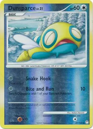 Dunsparce 47/123 (Mysterious Treasures)  - Reverse Holofoil | Good Games Adelaide SA