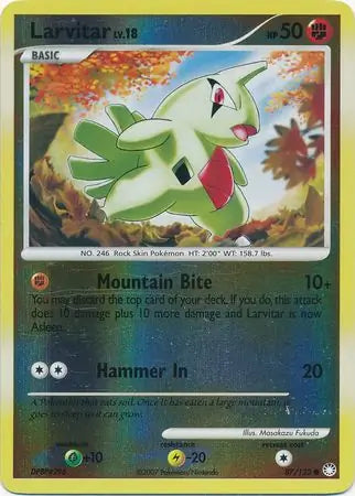 Larvitar 87/123 (Mysterious Treasures)  - Reverse Holofoil | Good Games Adelaide SA