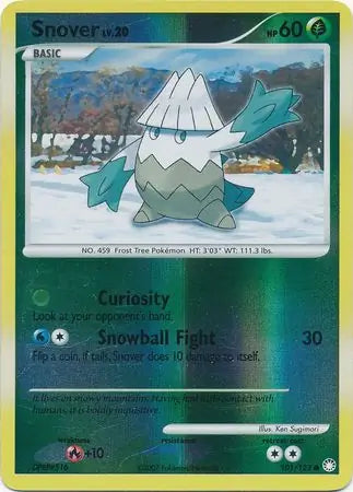 Snover 101/123 (Mysterious Treasures)  - Reverse Holofoil | Good Games Adelaide SA