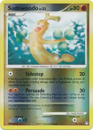 Sudowoodo 35/123 (Mysterious Treasures)  - Reverse Holofoil | Good Games Adelaide SA