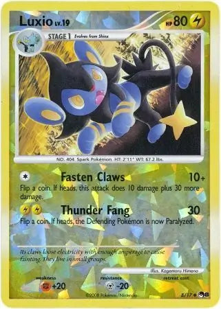Luxio 008/017 (POP Series 8)  - Cracked Ice Holofoil | Good Games Adelaide SA