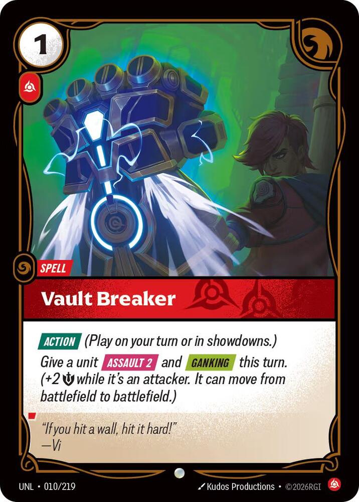 Vault Breaker 10/219 (Unleashed)  - Foil | Good Games Adelaide SA