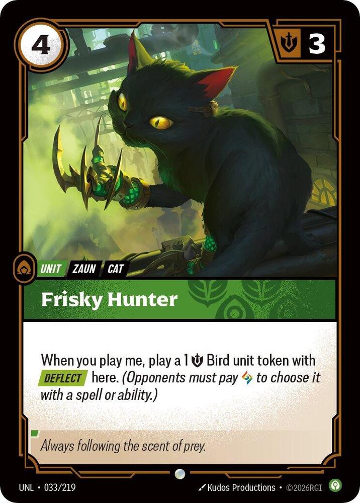 Frisky Hunter 033/219 (Unleashed)  | Good Games Adelaide SA