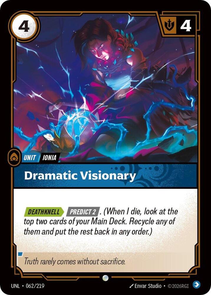 Dramatic Visionary 062/219 (Unleashed)  | Good Games Adelaide SA