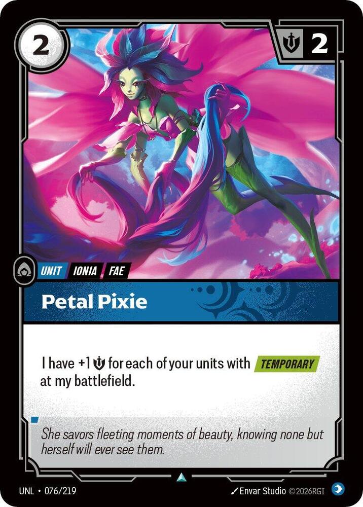 Petal Pixie 076/219 (Unleashed)  | Good Games Adelaide SA
