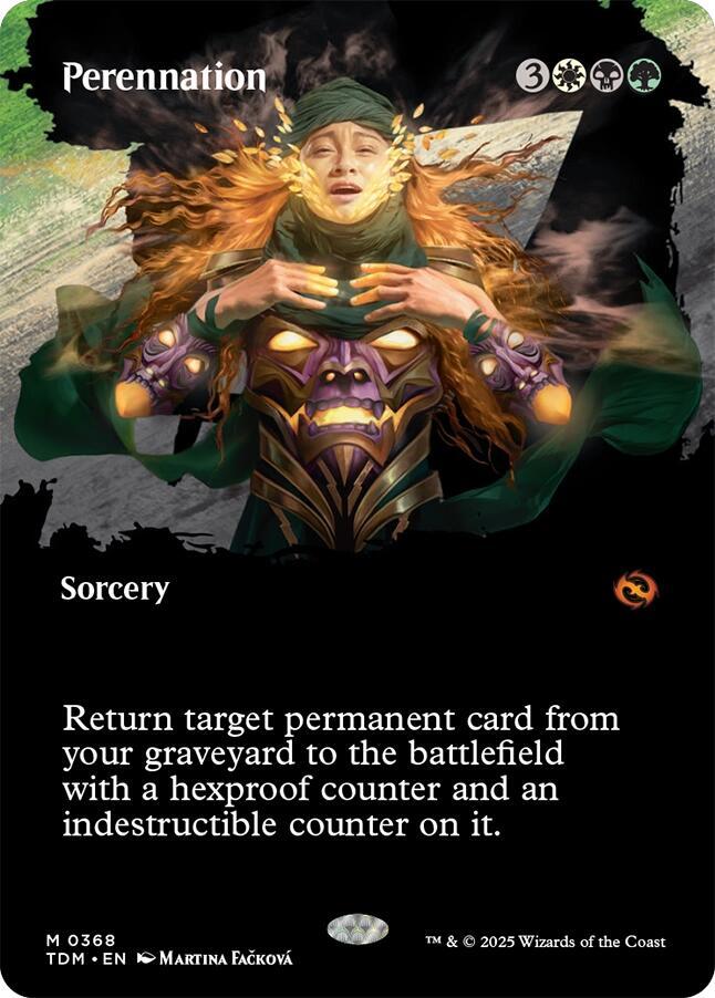Perennation Borderless (Dupe) 368 (Tarkir: Dragonstorm)  | Good Games Adelaide SA