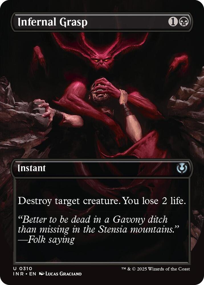 Infernal Grasp 310 (Innistrad Remastered)  - Foil | Good Games Adelaide SA