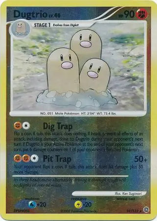 Dugtrio 24/132 (Secret Wonders)  - Reverse Holofoil | Good Games Adelaide SA
