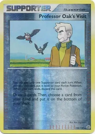 Professor Oak's Visit 122/132 (Secret Wonders)  - Reverse Holofoil | Good Games Adelaide SA