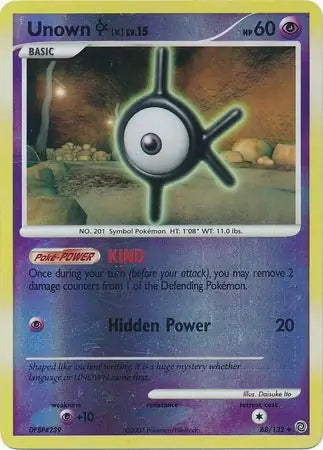 Unown K 68/132 (Secret Wonders)  - Reverse Holofoil | Good Games Adelaide SA