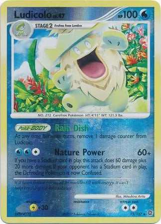 Ludicolo 13/132 (Secret Wonders)  - Reverse Holofoil | Good Games Adelaide SA