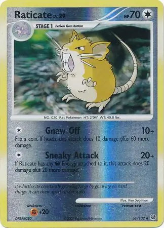 Raticate 61/132 (Secret Wonders)  - Reverse Holofoil | Good Games Adelaide SA